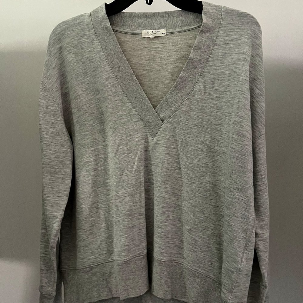 Rag & Bone V Neck Flora Pullover